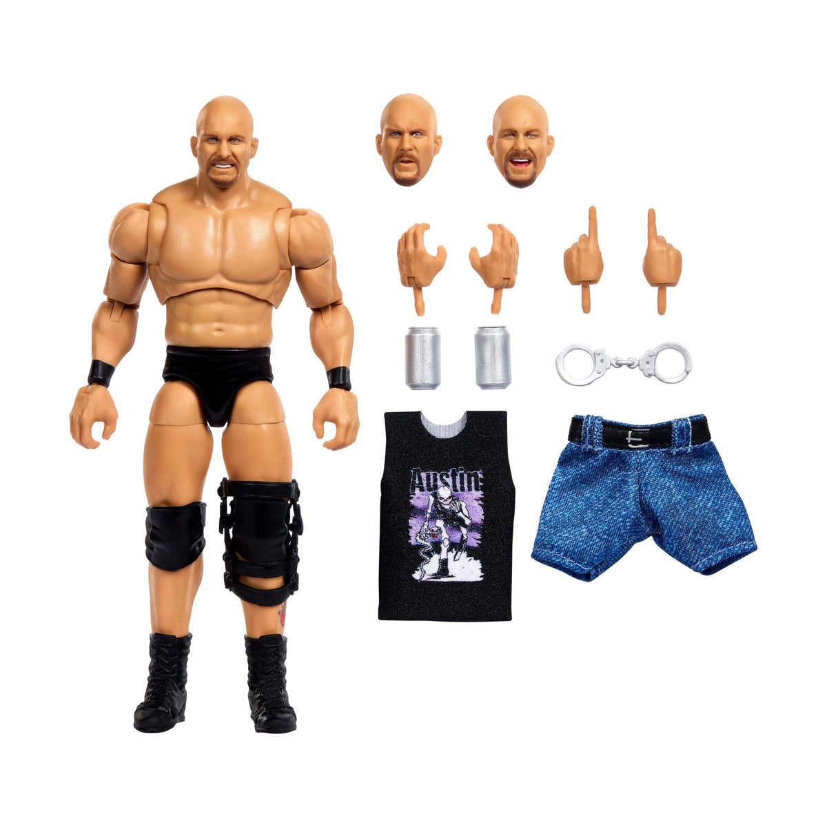 WWE Ultimate Edition Monday Night War "Stone Cold" Steve Austin Action Figure