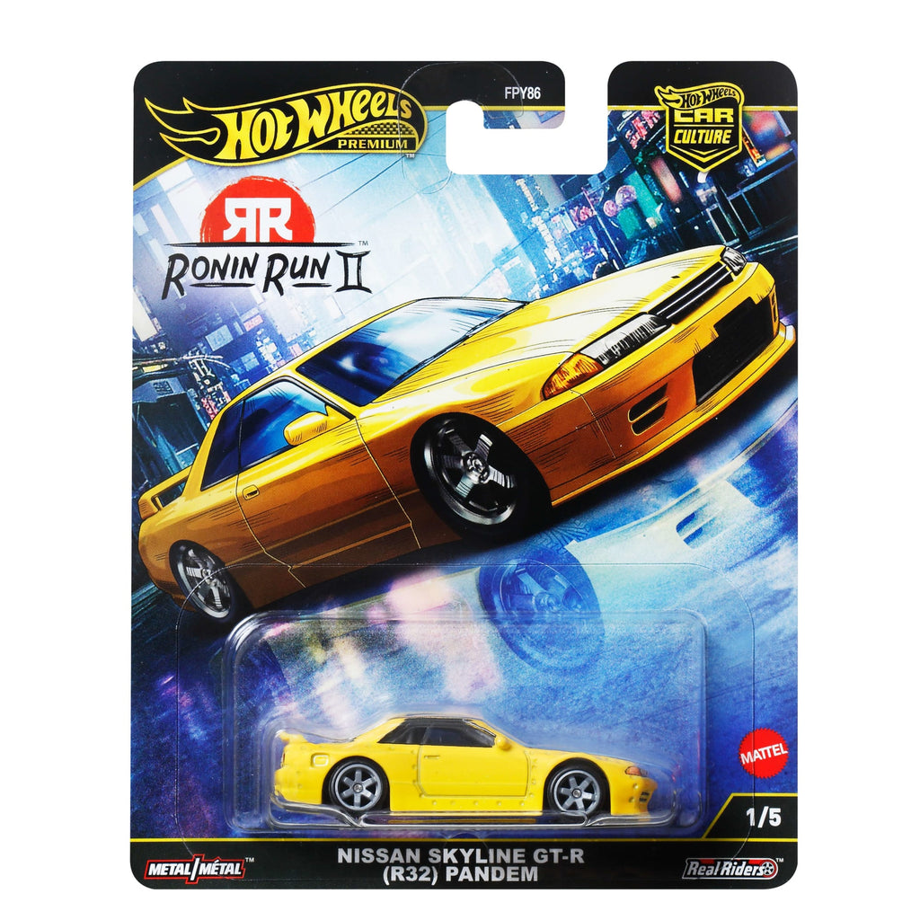 Hot Wheels Premium Car Culture Ronin Run II Nissan Skyline GT-R "R32" Pandem