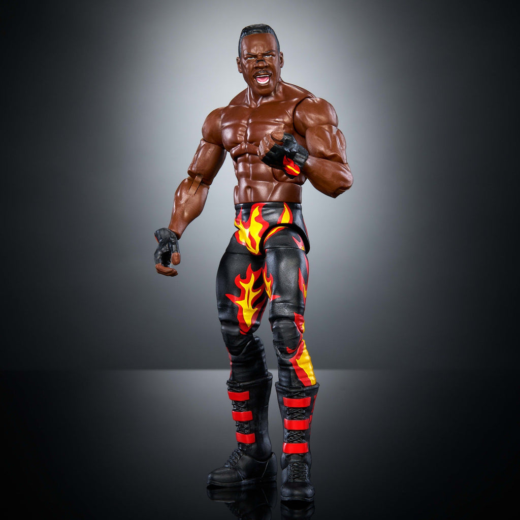 WWE Elite Collection Monday Night War Booker T Action Figure & Golga Build-A-Figure Parts