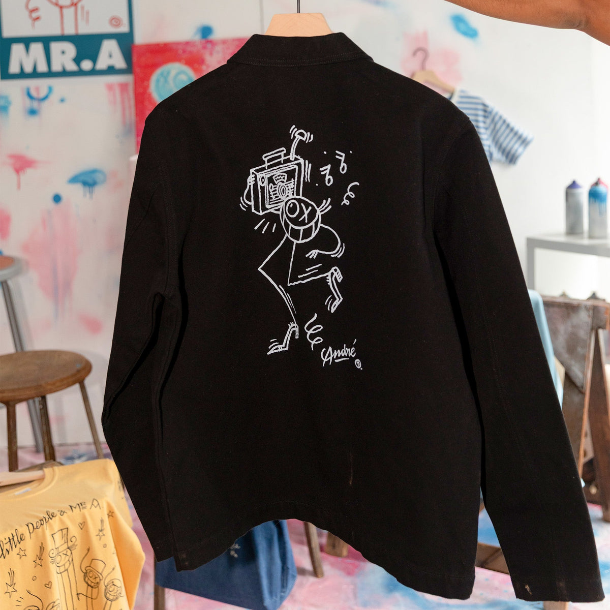 Fisher Price x André Saraiva Black Chore Jacket
