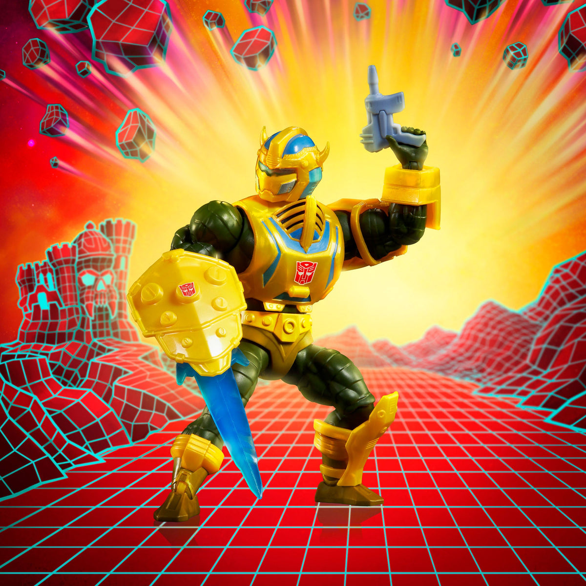 Masters of the Universe x Transformers Bumblebee Armor Man-At-Arms Action Figure