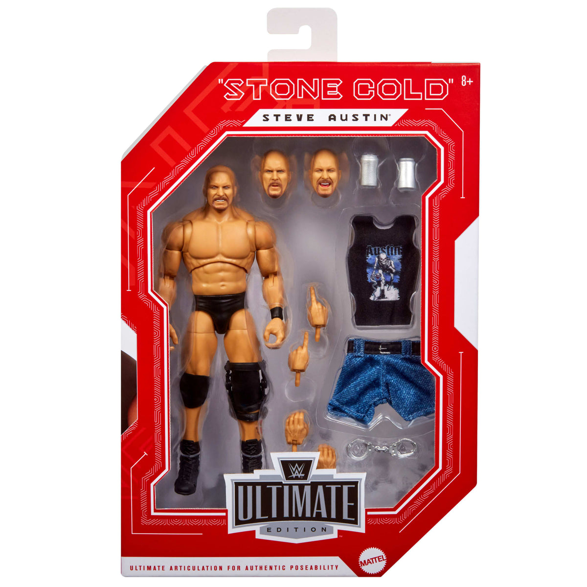 WWE Ultimate Edition Monday Night War "Stone Cold" Steve Austin Action Figure