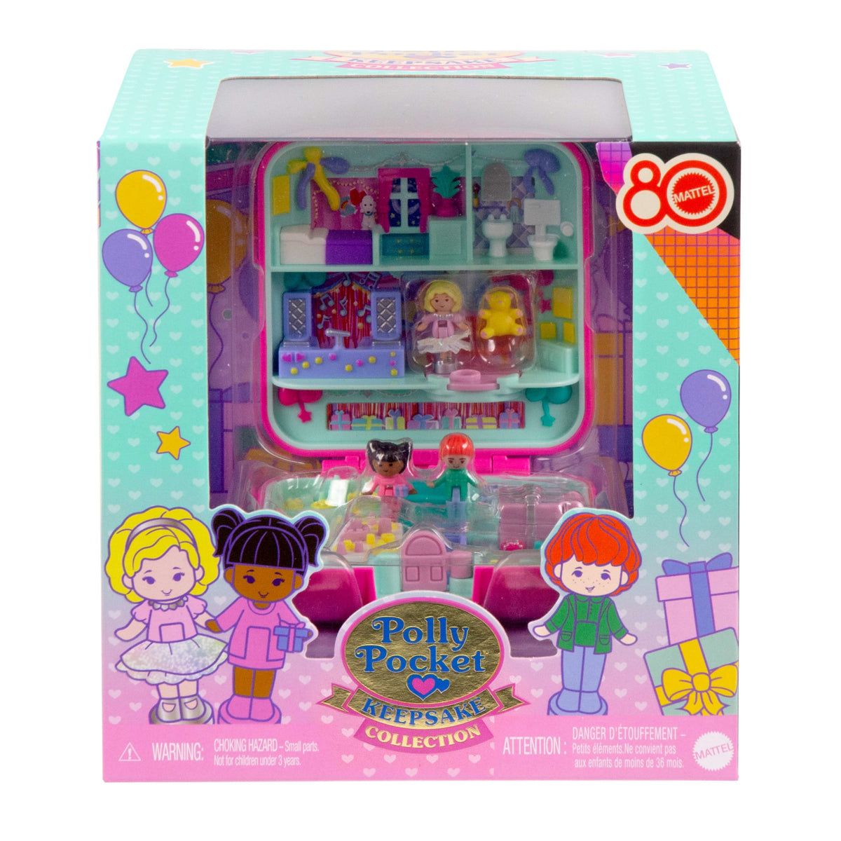 Polly Pocket Mattel 80th Anniversary Heritage Compact