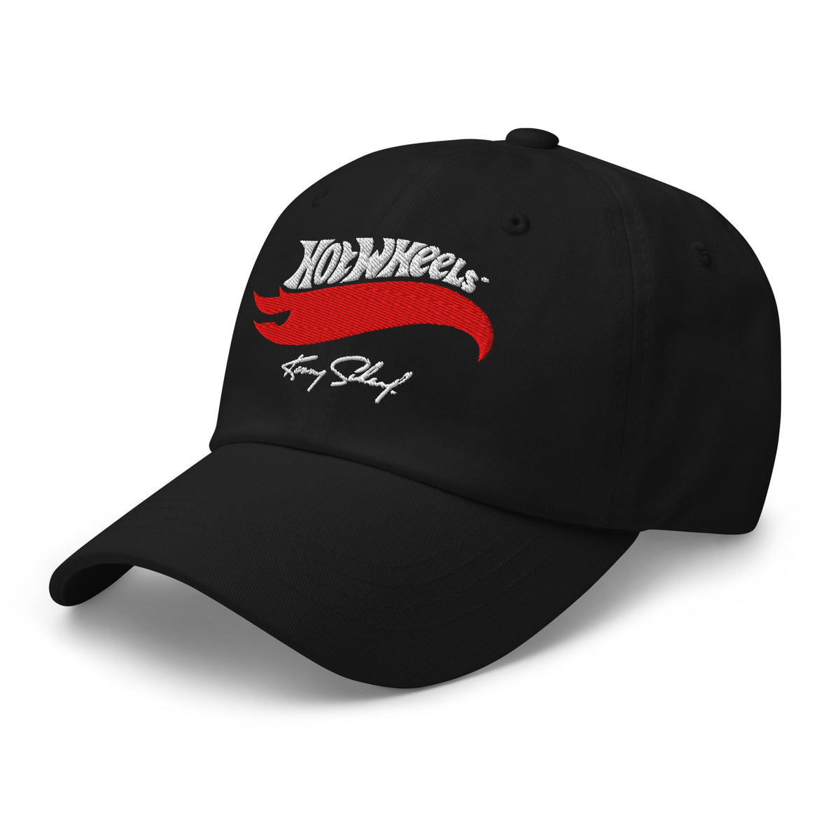 Hot Wheels x Kenny Scharf Black Embroidered Dad Hat