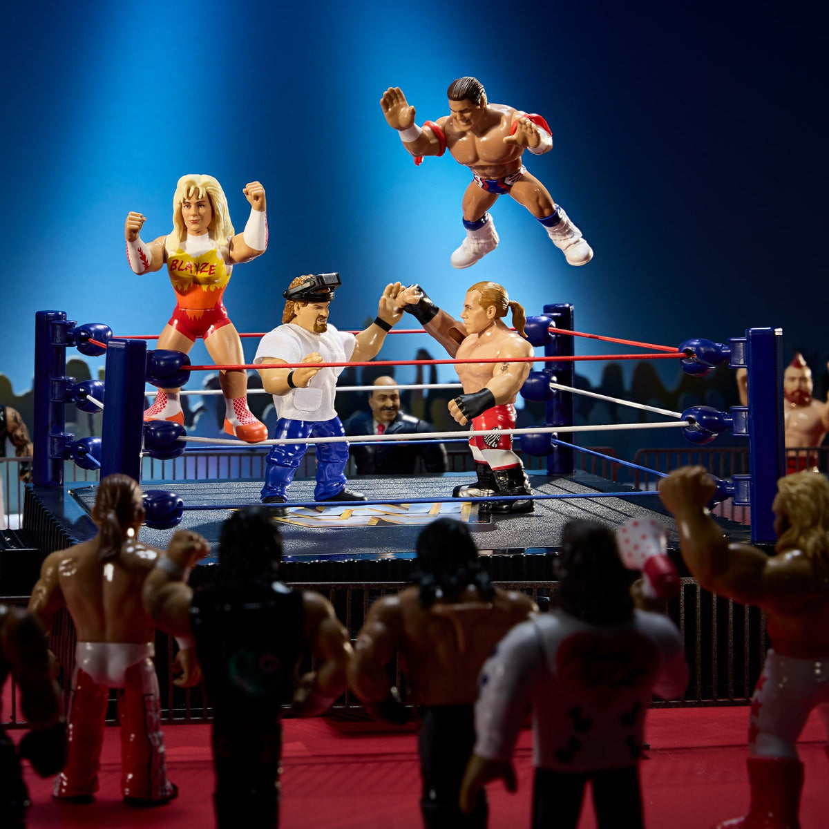 WWE Retro Action Figure 4-Pack Bundle