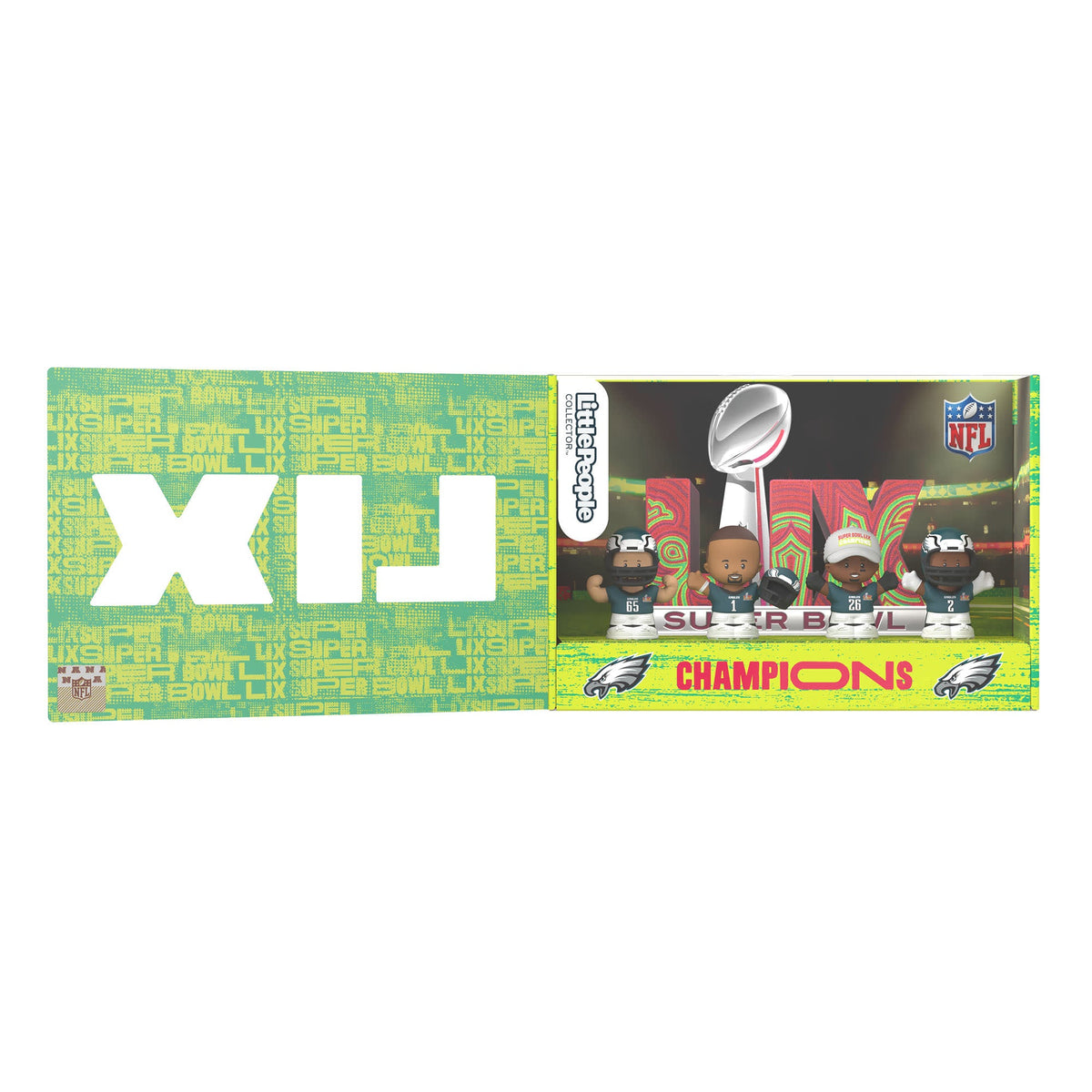 Little People Collector x Super Bowl Eagles Set