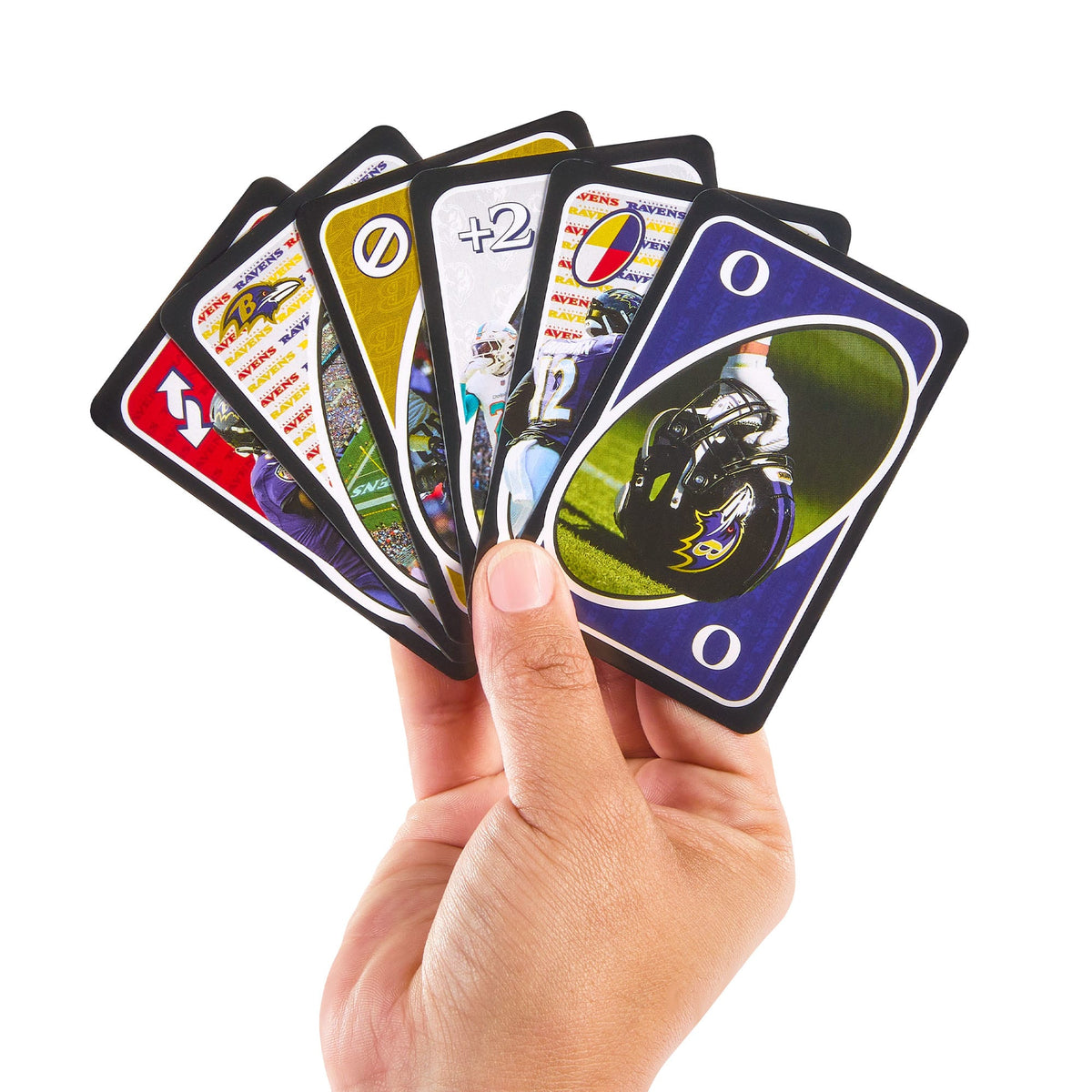 UNO Fandom NFL Baltimore Ravens Game Deck