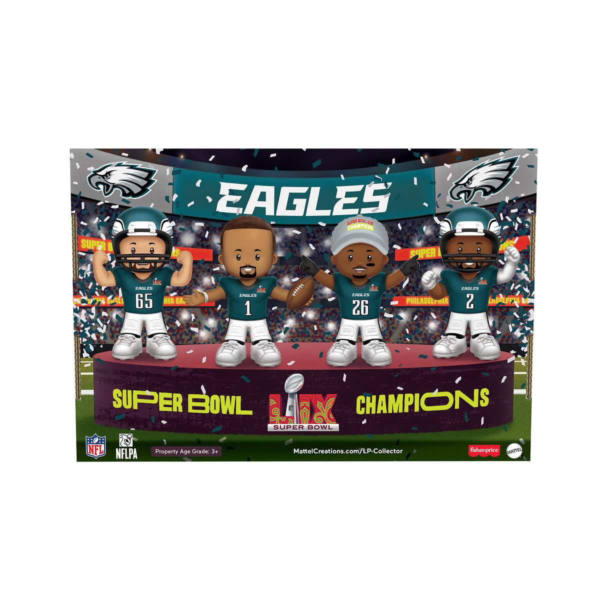 Little People Collector x Super Bowl Eagles Set