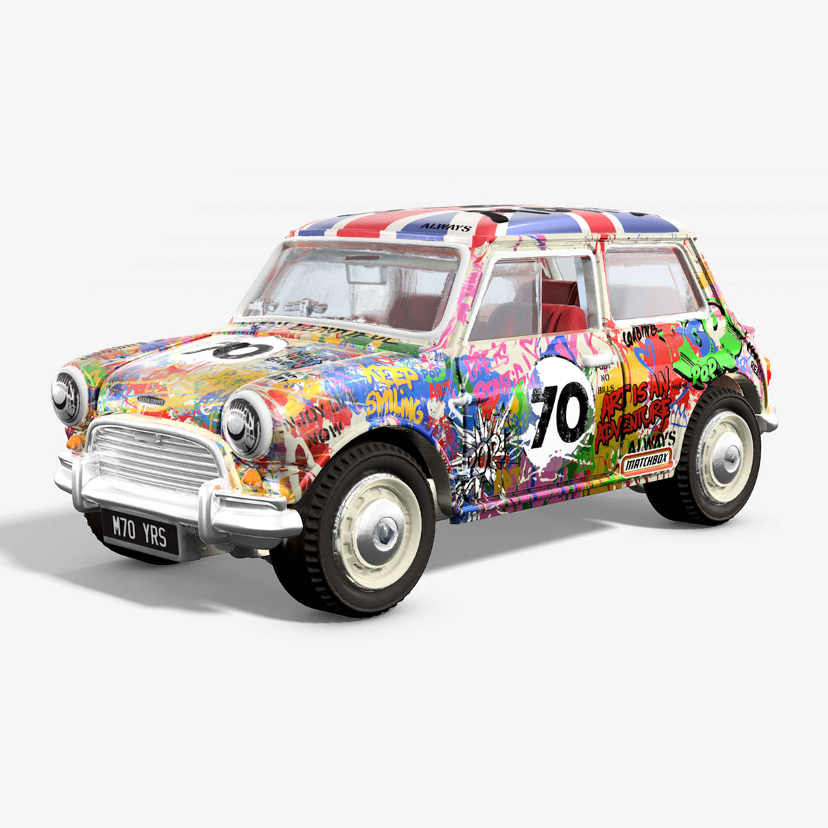 Matchbox x Mr Brainwash 1964 Austin Mini Cooper S