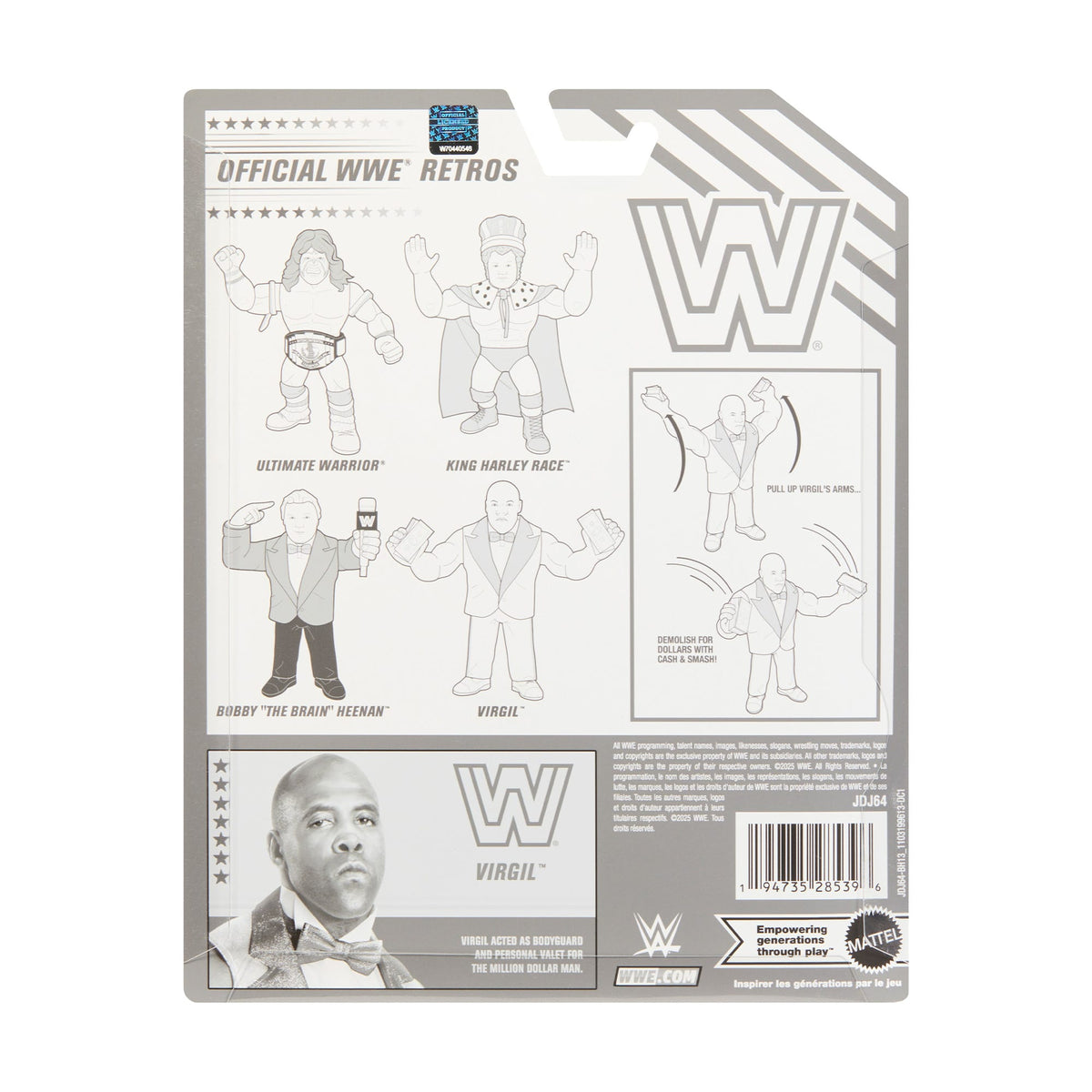 WWE Official Retro 4-Pack Action Figures