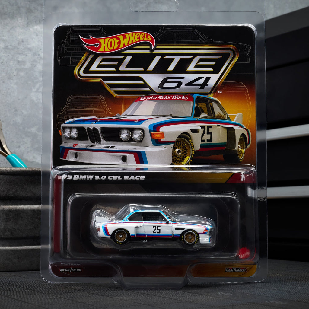 Hot Wheels Elite 64 1975 BMW 3.0 CSL Race
