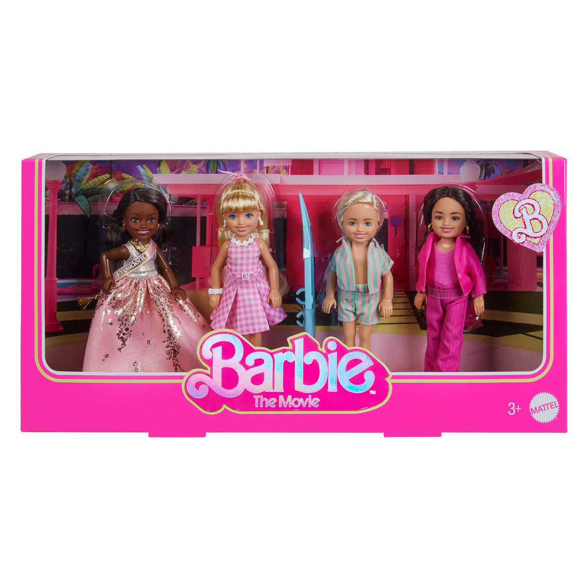 Barbie The Movie Chelsea Small Doll 4-Pack