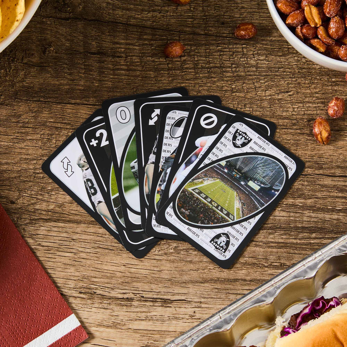 UNO Fandom NFL Las Vegas Raiders Game Deck