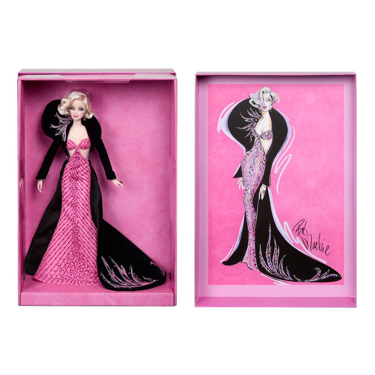 Barbie Bob Mackie Pink Glamor Doll