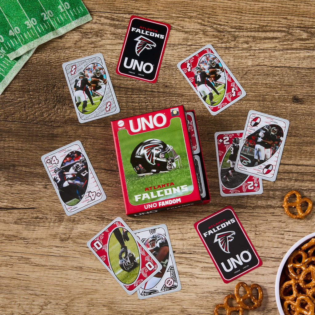 UNO Fandom NFL Atlanta Falcons Game Deck