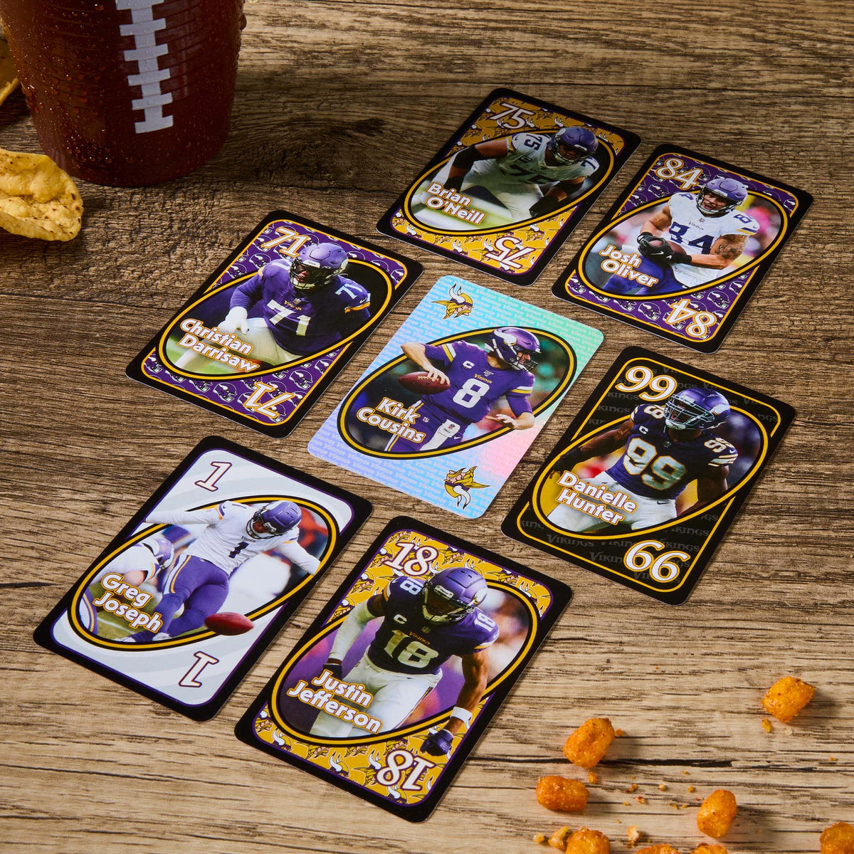 UNO Fandom NFL Minnesota Vikings Game Deck