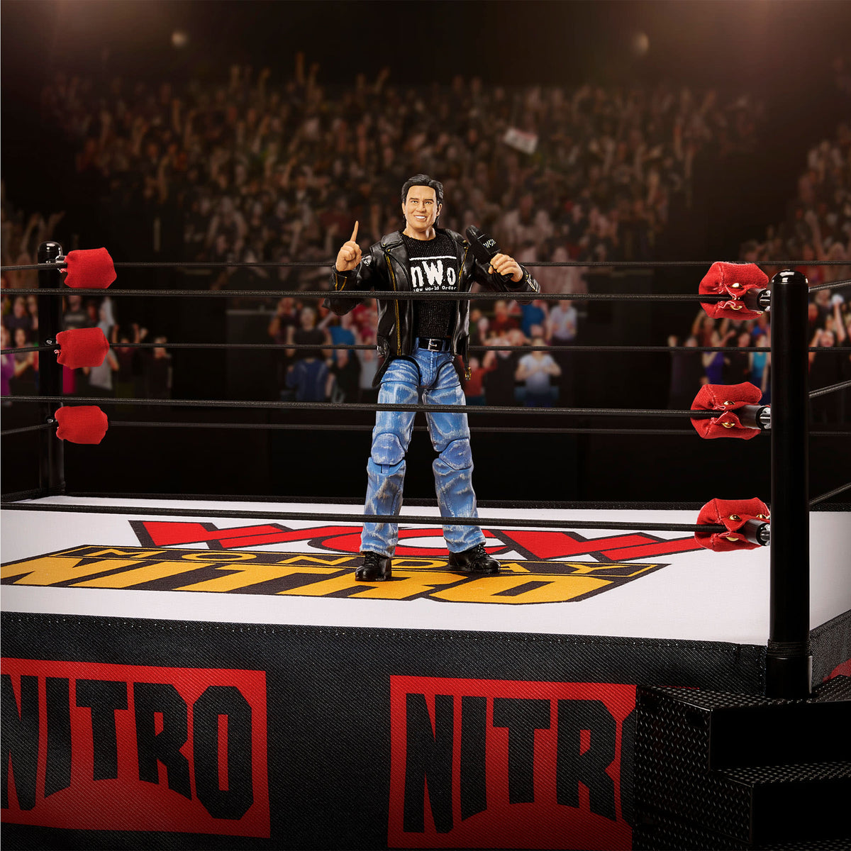 WWE Ultimate Edition WCW Monday Nitro Ring w/ Eric Bischoff