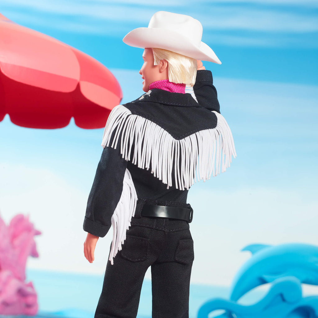 Ken Doll in Black and White Western Outfit – Barbie The Movie