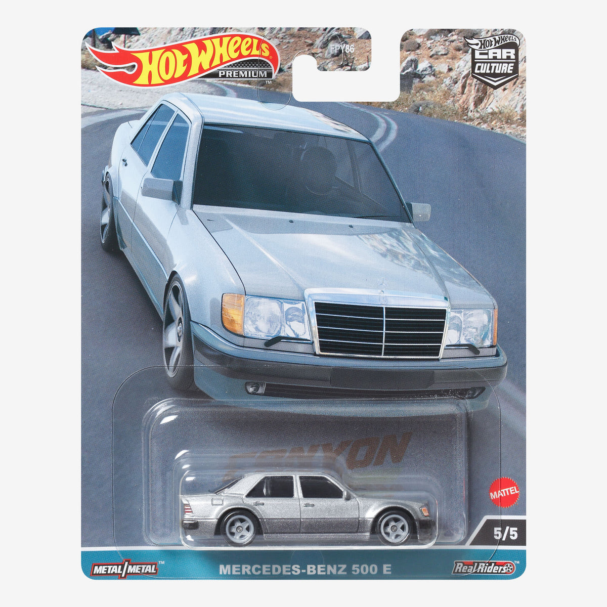 Hot Wheels Premium Car Culture Canyon Warriors – Mercedes-Benz 500E