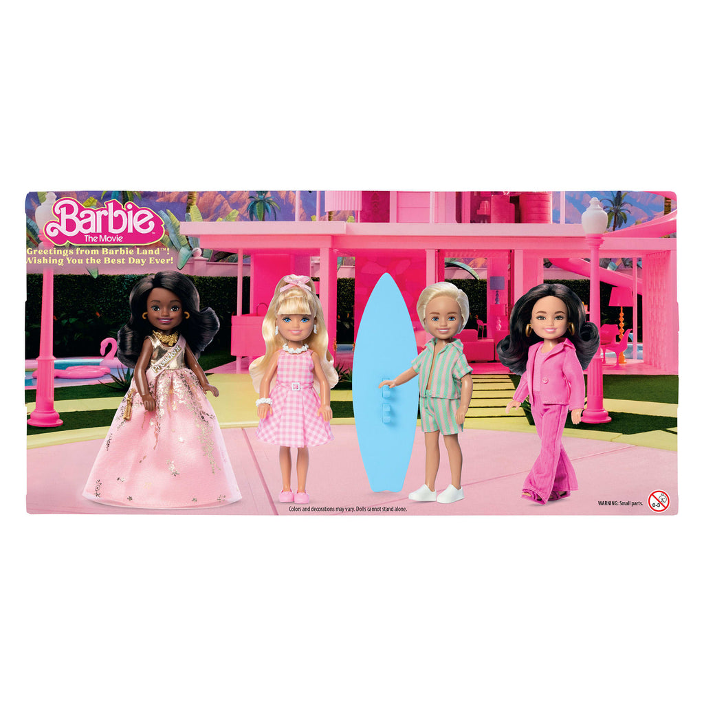 Barbie The Movie Chelsea Small Doll 4-Pack