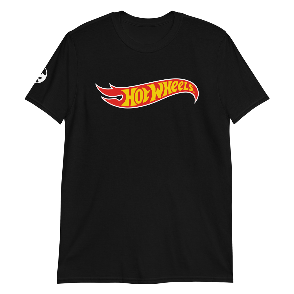 Hot Wheels Core Logo Short-Sleeve Black Unisex T-Shirt