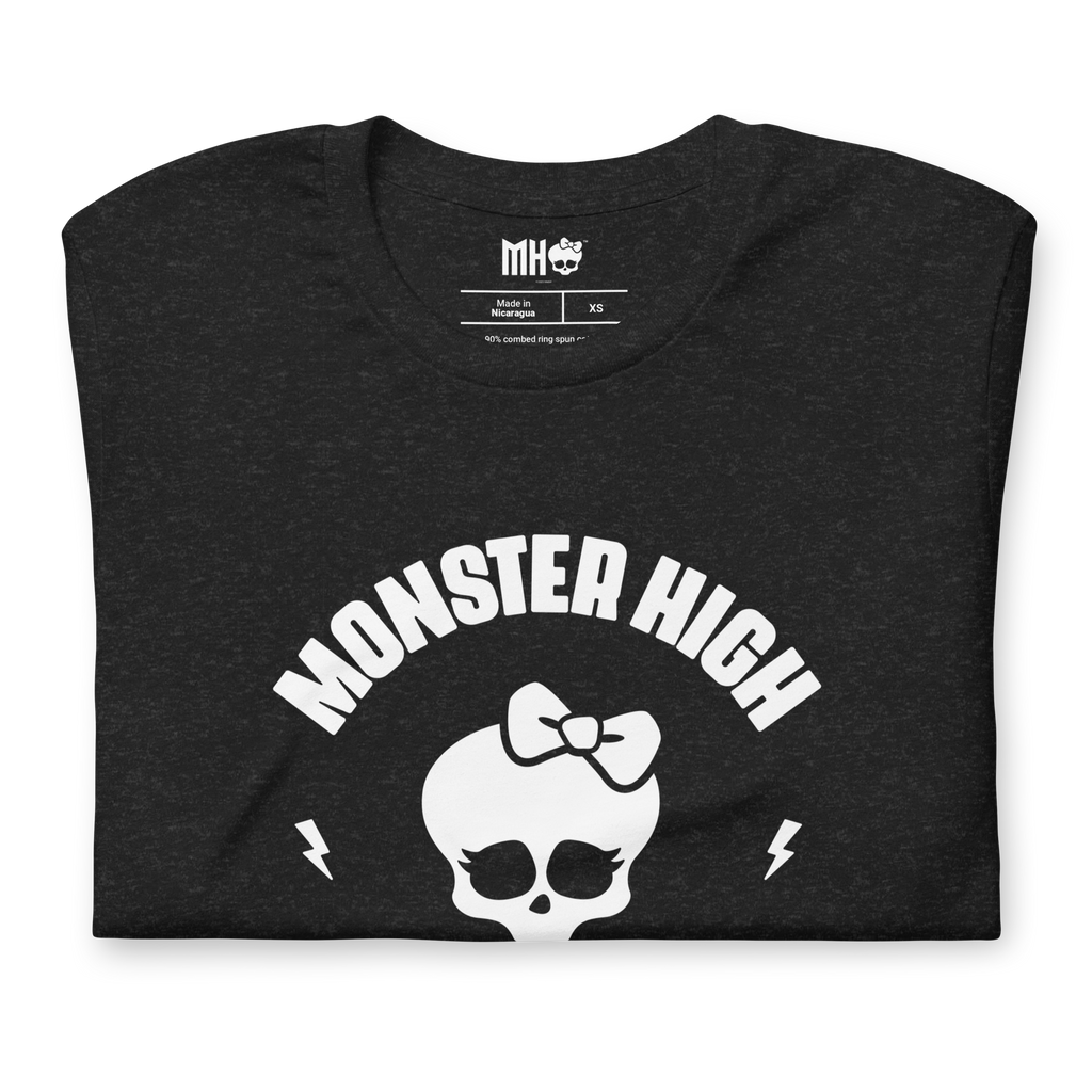 Monster High Fang Club Short Sleeve T-Shirt in Black Heather