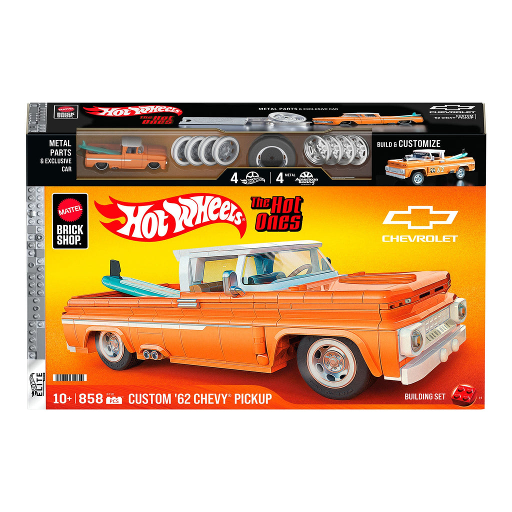 Mattel Brick Shop Hot Wheels Custom ’62 Chevy Pickup Building Set