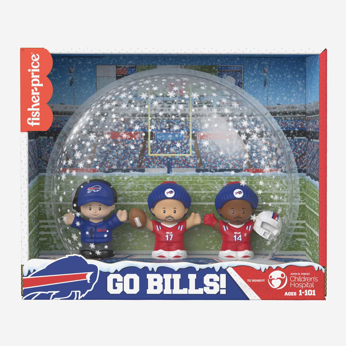 Fisher-Price Little People Go Bills Figure Set
