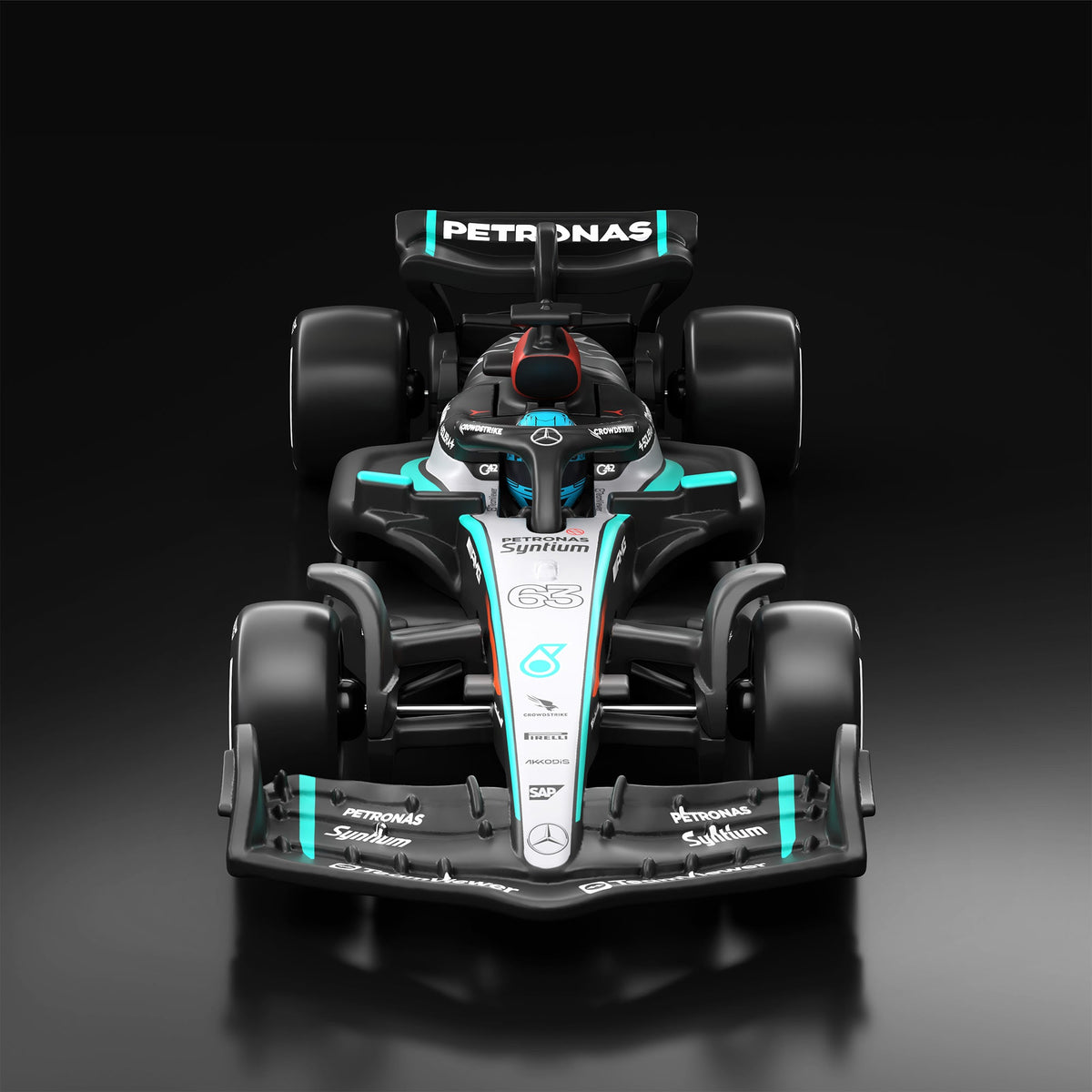 Hot Wheels F1 Series: 2024 Mercedes-AMG PETRONAS Formula One Team W15 Car #63